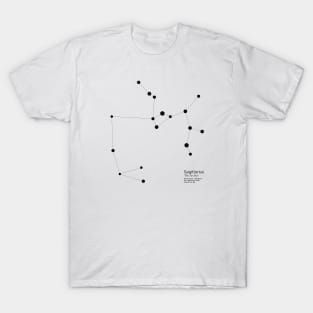 Sagittarius Zodiac Constellation T-Shirt